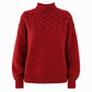 🔥SCONTO DEL 50%! 👚Maglione a collo alto in maglia di tinta unita casual