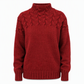 🔥SCONTO DEL 50%! 👚Maglione a collo alto in maglia di tinta unita casual