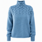 🔥SCONTO DEL 50%! 👚Maglione a collo alto in maglia di tinta unita casual