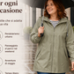 📢📢Sconto del 50%!!! 🎉✨ Giacca da donna con cappuccio impermeabile per attività all'aperto – Materiale impermeabile, tessuto traspirante e pratico cappuccio