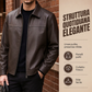 🔥SCONTO DEL 50%! 👔Giacca in pelle urbana raffinata