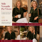 ✨ Tessuto vellutato morbido, comfort facile | Top da donna con scollo a V abbottonato e spacchi laterali