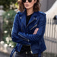 ⏰ Ultimo Giorno di Saldi – SCONTO 50% ✨Giacca da moto corta in pelle PU da donna