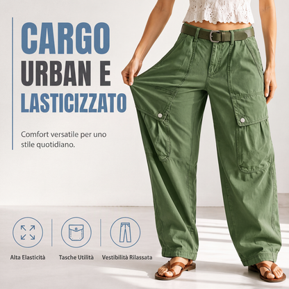 ⏰ Ultimo Giorno di Saldi – SCONTO 50% ✨Pantaloni cargo larghi ed elastici da donna