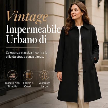 ⏰ Ultimo Giorno di Saldi – SCONTO 50% ✨Trench lungo monopetto da donna