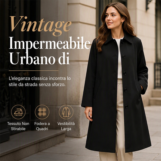 ⏰ Ultimo Giorno di Saldi – SCONTO 50% ✨Trench lungo monopetto da donna