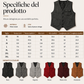🔥SCONTO DEL 50%! 👔Gilet vintage casual da uomo, con scollo a V
