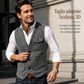 🔥SCONTO DEL 50%! 👔Gilet vintage casual da uomo, con scollo a V