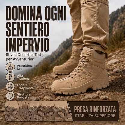 ⏰ Ultimo Giorno di Saldi – SCONTO 50% ✨Scarponi da escursionismo antiscivolo da uomo per attività all'aperto