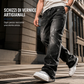 ⏰ Ultimo Giorno di Saldi – SCONTO 50% ✨Jeans di jeans strappati con macchie di vernice stile street urbano da uomo