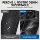 ⏰ Ultimo Giorno di Saldi – SCONTO 50% ✨Jeans di jeans strappati con macchie di vernice stile street urbano da uomo