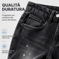 ⏰ Ultimo Giorno di Saldi – SCONTO 50% ✨Jeans di jeans strappati con macchie di vernice stile street urbano da uomo