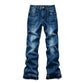 ⏰ Ultimo Giorno di Saldi – SCONTO 50% ✨Jeans di jeans strappati con macchie di vernice stile street urbano da uomo