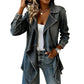 🔥SCONTO DEL 50%! 👚Trench di jeans da donna aperto sul davanti
