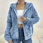 🔥SCONTO DEL 50%! 👚Giacca con cappuccio da donna morbidissima e pelosa