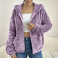 🔥SCONTO DEL 50%! 👚Giacca con cappuccio da donna morbidissima e pelosa