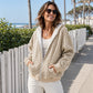 ⏰ Ultimo Giorno di Saldi – SCONTO 50% ✨Felpa con zip da donna con stampa leopardata