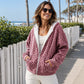 ⏰ Ultimo Giorno di Saldi – SCONTO 50% ✨Felpa con zip da donna con stampa leopardata
