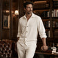 🔥SCONTO DEL 50%! 👔Set da casa uomo comodo e caldo con camicia e pantaloni