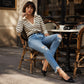 Jeans strappati effetto vintage da donna