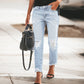 Jeans strappati effetto vintage da donna