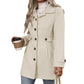 Cappotto slim da donna elegante con bottoni singoli