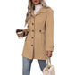 Cappotto slim da donna elegante con bottoni singoli