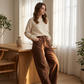 👖 Pantaloni da donna a vita alta e gamba larga – Eleganti pantaloni a gamba larga con vestibilità comoda e look moderno ✨
