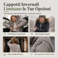 Cappotto imbottito slim-fit reversibile con cappuccio
