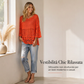 Maglione da donna in maglia uncinetto con scavi