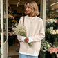 Maglione a maglia finta due pezzi da donna