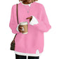 Maglione a maglia finta due pezzi da donna