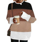 Maglione a maglia finta due pezzi da donna