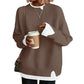 Maglione a maglia finta due pezzi da donna