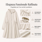 Giacca con cappuccio da donna casual, ampia, di media lunghezza