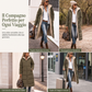 Cappotto imbottito slim-fit reversibile con cappuccio