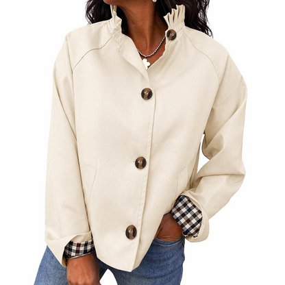 ⏰ Ultimo Giorno di Saldi – SCONTO 50% ✨Trench corto elegante e raffinato da donna