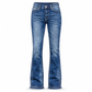 ⏰ Ultimo Giorno di Saldi – SCONTO 50% ✨Jeans di jeans a zampa retrò a vita alta per donne
