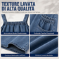 Abito lungo in denim oversize casual con bretelle da donna