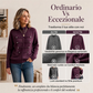 Giubbotto maglione casual da donna con doppie cerniere