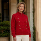 Giubbotto maglione casual da donna con doppie cerniere