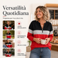 ⏰ Ultimo Giorno di Saldi – SCONTO 50% ✨Felpa da donna con mezza zip e design a blocchi di colore