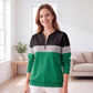 ⏰ Ultimo Giorno di Saldi – SCONTO 50% ✨Felpa da donna con mezza zip e design a blocchi di colore