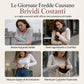 Maglia da donna calda a girocollo maniche lunghe