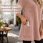 Maglia da donna calda a girocollo maniche lunghe