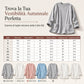 Maglia da donna calda a girocollo maniche lunghe