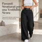 👖 Vita sartoriale, drappeggio valorizzante | Pantaloni a gamba larga a vita alta da donna
