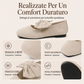Scarpe piatte da donna con punta quadrata, tessuto a maglia e fiocco