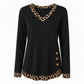 ⏰ Ultimo Giorno di Saldi – SCONTO 50% ✨Top in maglia a maniche lunghe con scollo a V da donna