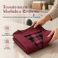 🔥SCONTO DEL 50%! 👚Maglione a quadri da donna effetto strato